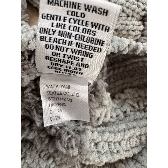 Cupcakes and Cashmere Sweater Women’s Small Crop Green Striped Cropped Y2K 90s - Picture 8 of 16